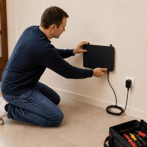 ATE LC30 Noir– Inverseur de polarité électromagnétique contre l’humidité des murs